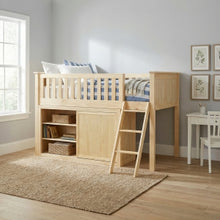 Bartly Low Loft Bunk with Dresser