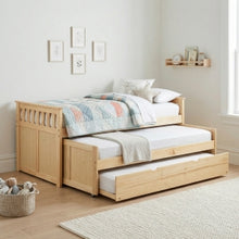 Bartly Twin/Twin Bed with Twin Trundle