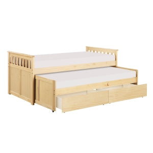 Bartly Twin/Twin Bed with Storage Boxes