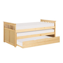 Bartly Twin/Twin Bed with Twin Trundle