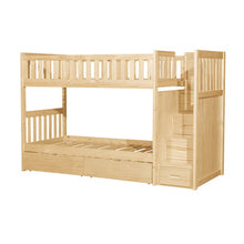 Bartly Twin/Twin Step Bunk Bed with Storage Boxes