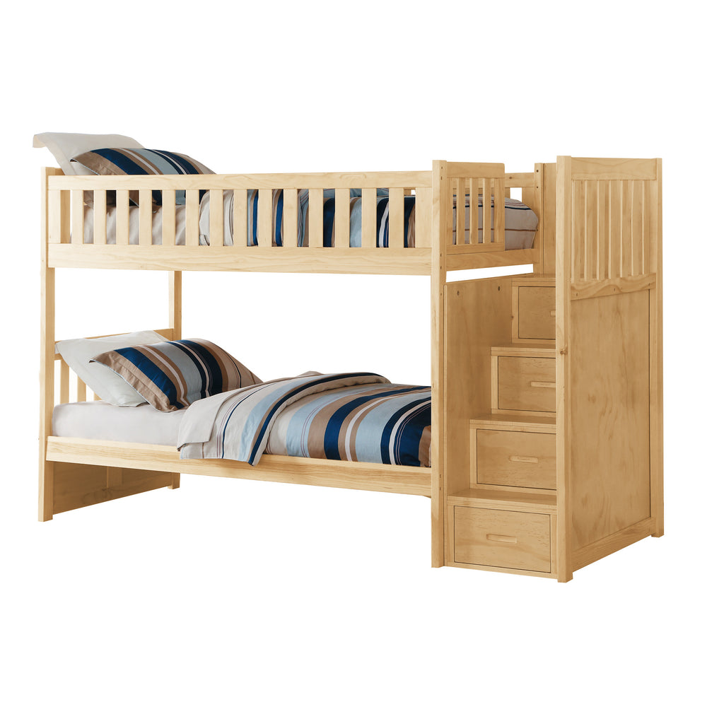 Bartly (4) Twin/Twin Step Bunk Bed
