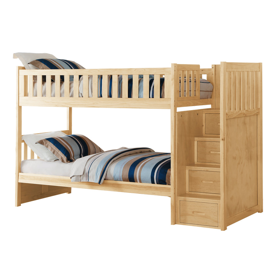 Bartly (4) Twin/Twin Step Bunk Bed