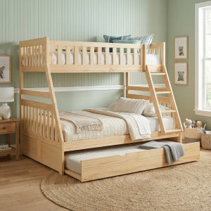 Bartly Twin/Full Bunk Bed with Twin Trundle