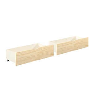Bartly Twin/Full Bunk Bed with Storage Boxes