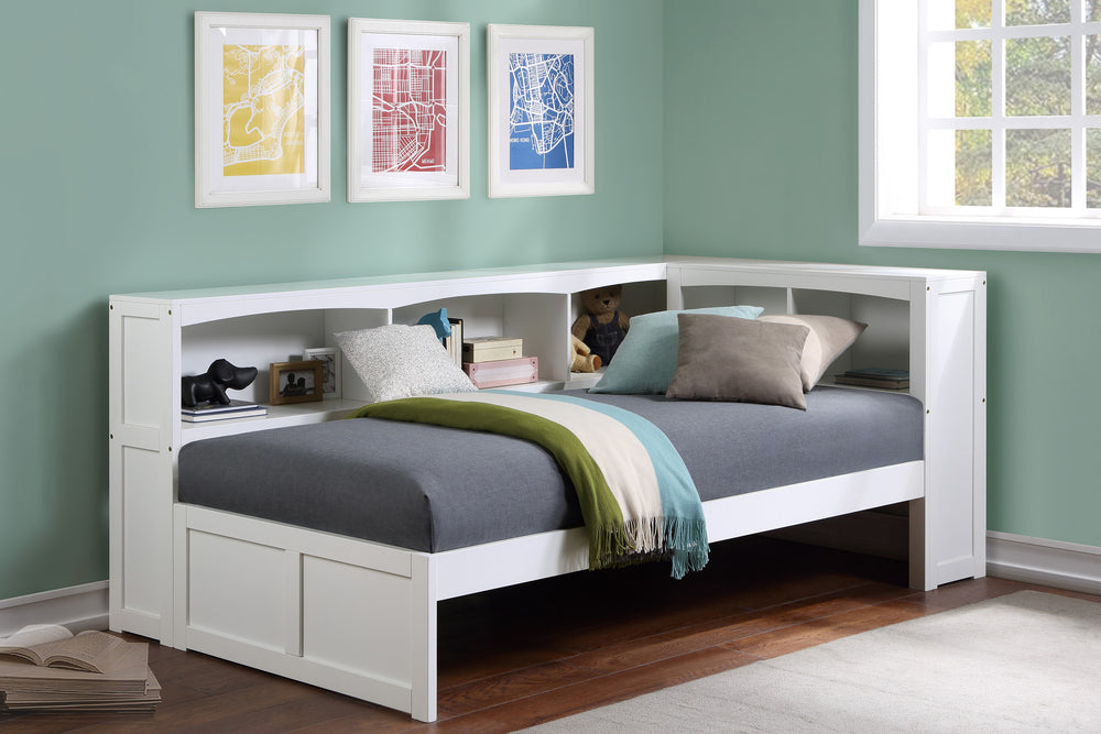 Galen (3) Twin Bookcase Corner Bed - view 2