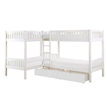 Galen (4) Corner Bunk Bed with Storage Boxes