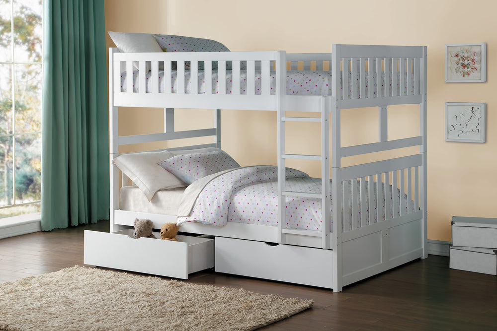 Galen (4) Full/Full Bunk Bed with Storage Boxes - view 7
