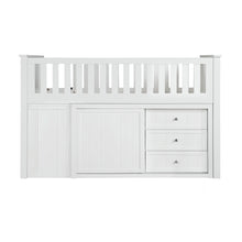 Galen (6) Low Loft Bunk with Bookcase and 2 Dressers - view 14