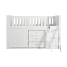 Galen (6) Low Loft Bunk with Bookcase and 2 Dressers - view 10