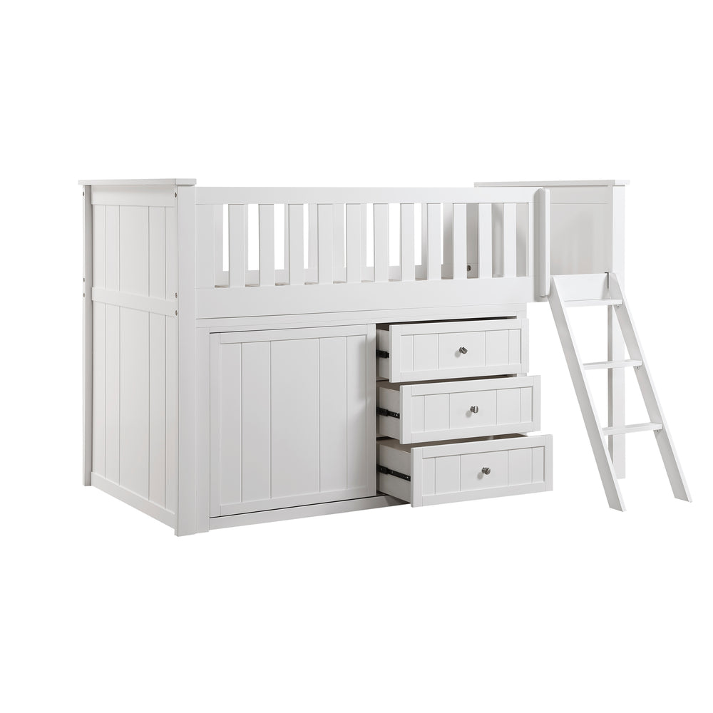 Galen (4) Low Loft Bunk with Dresser - view 6