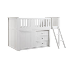 Galen (4) Low Loft Bunk with Dresser - view 2