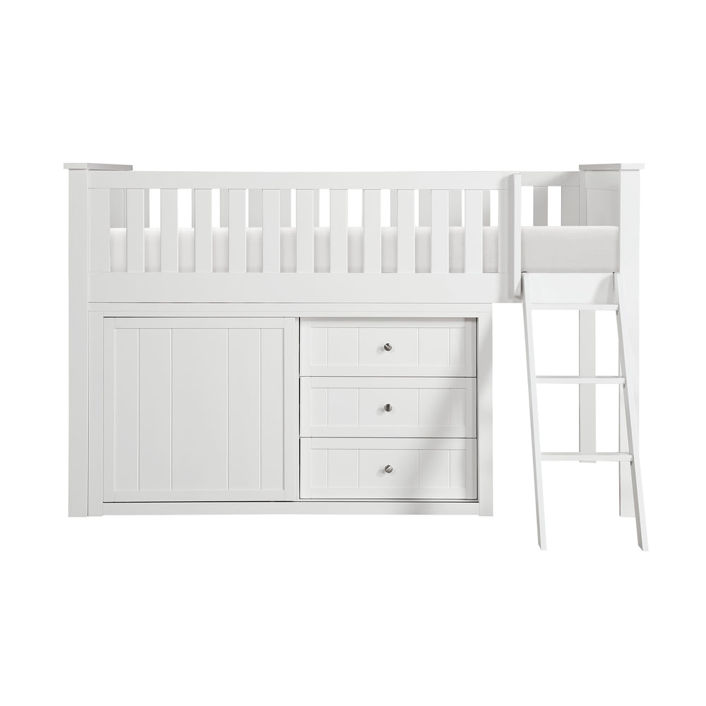 Galen (4) Low Loft Bunk with Dresser - view 3