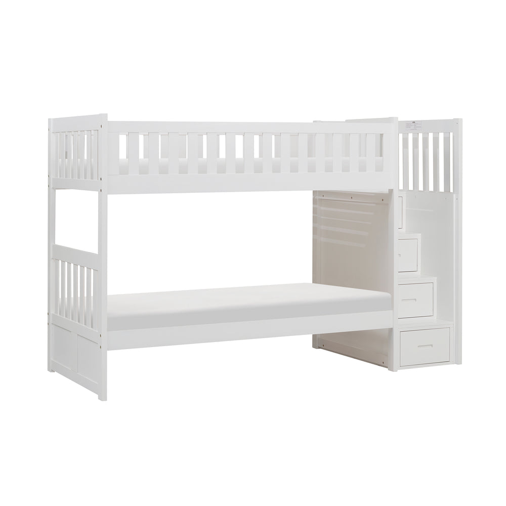 Galen (4) Twin/Twin Step Bunk Bed - view 4