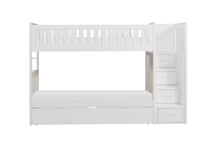Galen (5) Twin/Twin Step Bunk Bed with Storage Boxes - view 7
