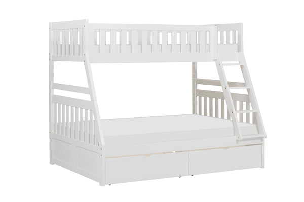 Galen Twin/Full Bunk Bed with Storage Boxes