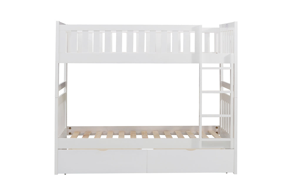 Galen (4) Twin/Twin Bunk Bed with Storage Boxes - view 6