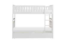 Galen (4) Twin/Twin Bunk Bed with Storage Boxes - view 2