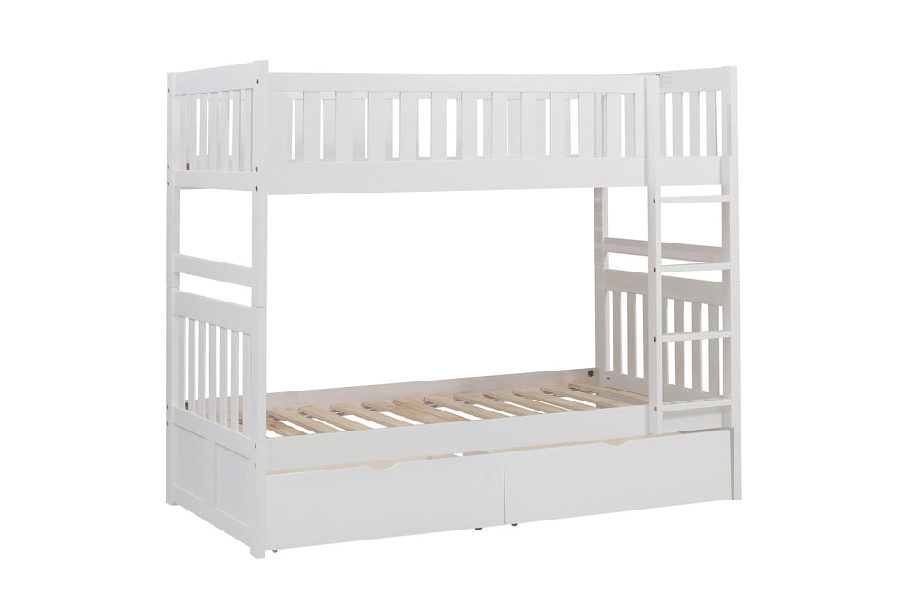 Galen (4) Twin/Twin Bunk Bed with Storage Boxes - view 7