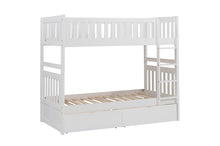 Galen (4) Twin/Twin Bunk Bed with Storage Boxes - view 7