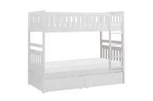 Galen (4) Twin/Twin Bunk Bed with Storage Boxes - view 3