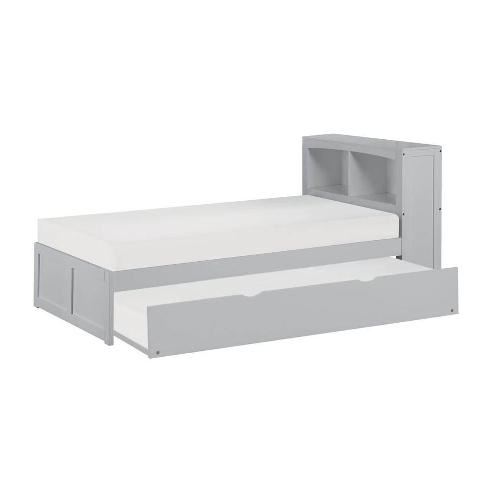 Orion (3) Twin Bookcase Bed with Twin Trundle - view 4