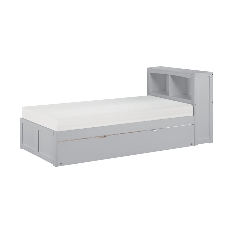 Orion (3) Twin Bookcase Bed with Twin Trundle - view 2