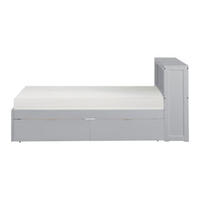 Orion (3) Twin Bookcase Bed with Storage Boxes - view 2