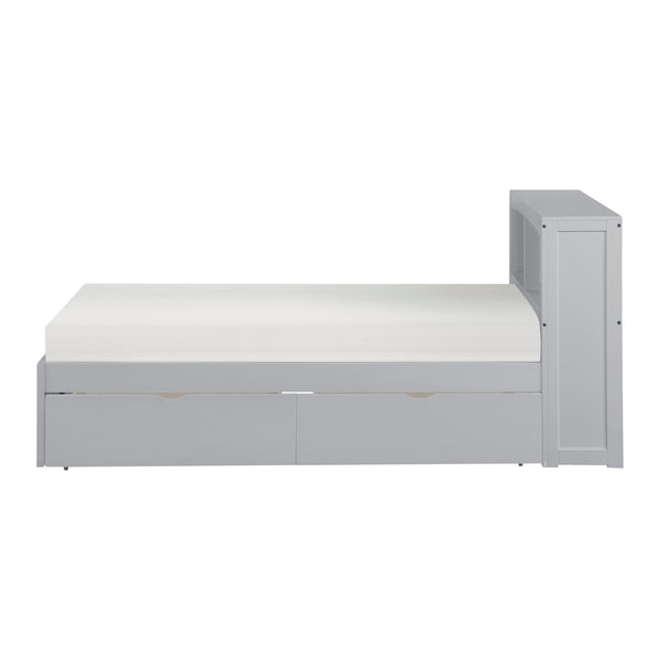Orion Twin Bookcase Bed with Storage Boxes alternate view