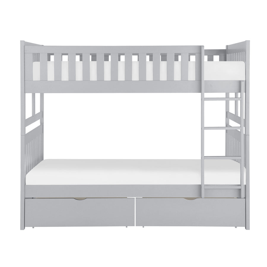 Orion (4) Full/Full Bunk Bed with Storage Boxes - view 2