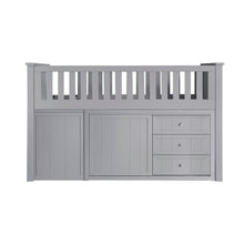 Orion (6) Low Loft Bunk with Bookcase and 2 Dressers - view 12