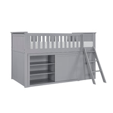 Orion (6) Low Loft Bunk with Bookcase and 2 Dressers - view 6