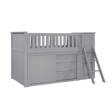 Orion (6) Low Loft Bunk with Bookcase and 2 Dressers - view 7