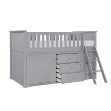 Orion (6) Low Loft Bunk with Bookcase and 2 Dressers - view 13