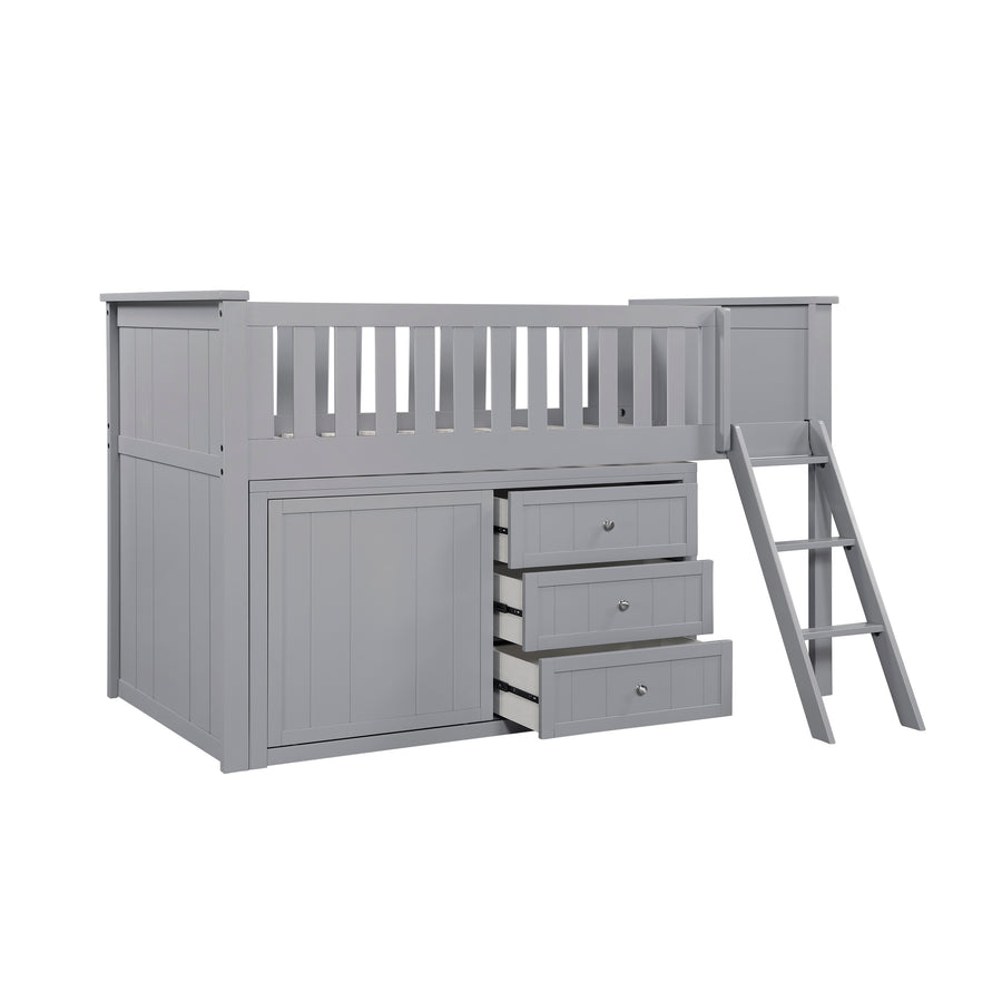 Orion (4) Low Loft Bunk with Dresser - view 2