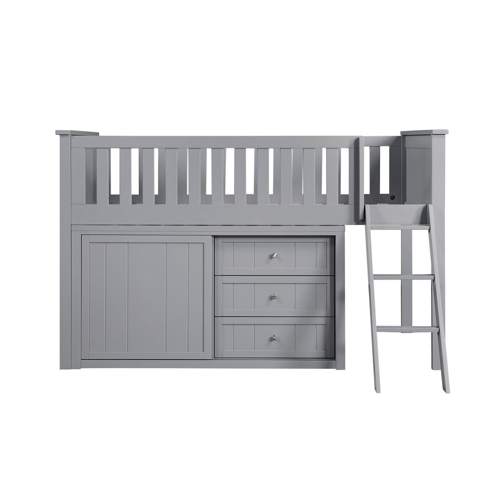 Orion (4) Low Loft Bunk with Dresser - view 9
