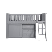 Orion (4) Low Loft Bunk with Dresser - view 9