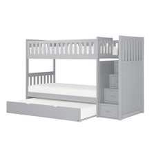 Orion (5) Twin/Twin Step Bunk Bed with Twin Trundle - view 2