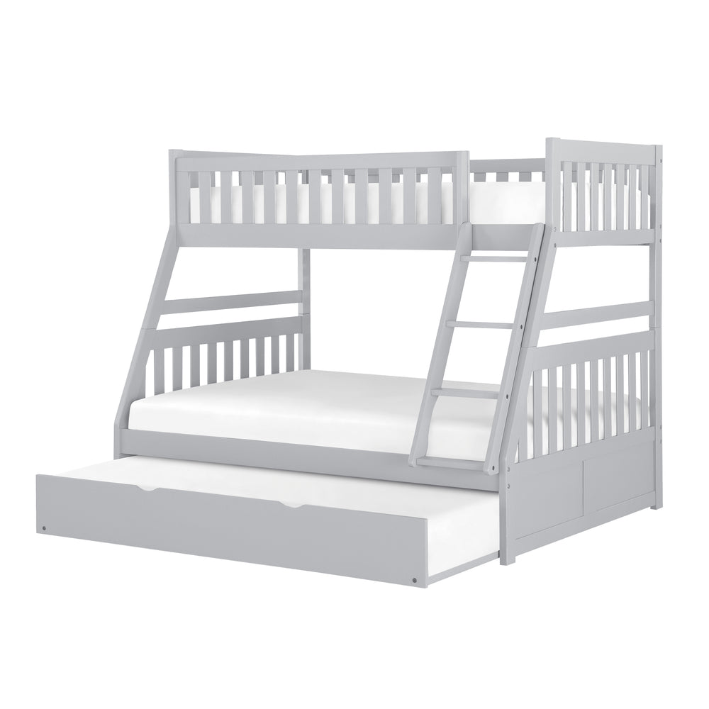 Orion (4) Twin/Full Bunk Bed with Twin Trundle - view 2