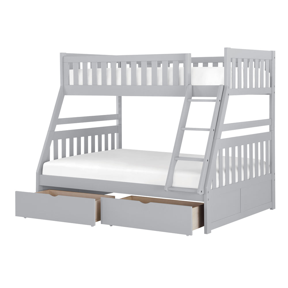 Orion (4) Twin/Full Bunk Bed with Storage Boxes