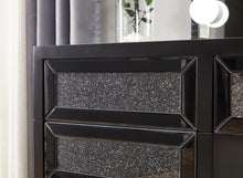 Runway 11 Drawer Vanity Glossy Black Laquear Finish