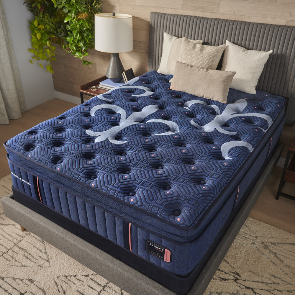 Stearns & Foster Lux Estate Pillow Top Mattress in bedroom