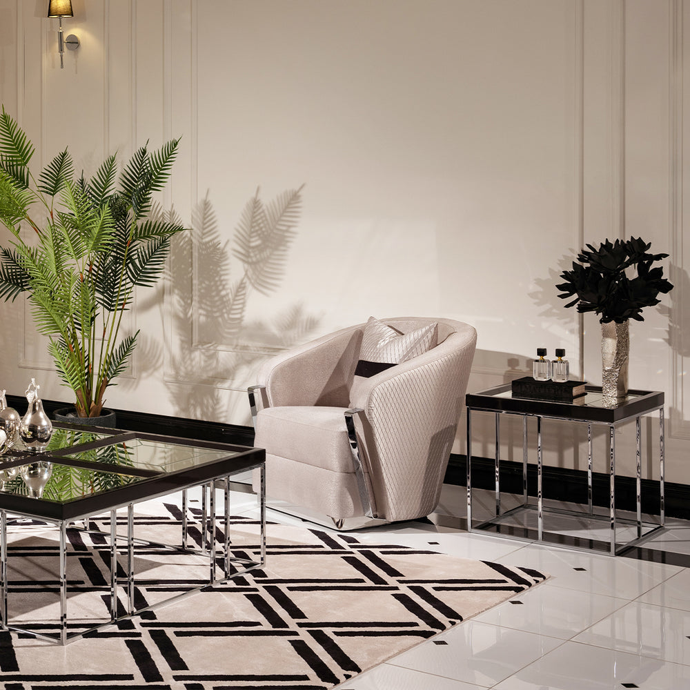 Carmela Collection - End Table by Michael Amini