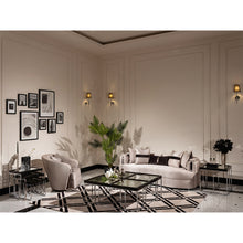Carmela Collection - Mansion Sofa by Michael Amini