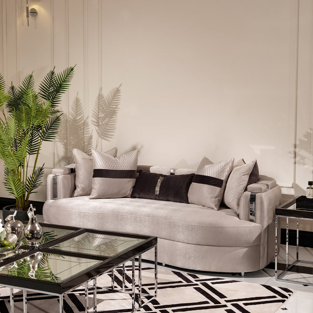 Carmela Collection - Mansion Sofa by Michael Amini