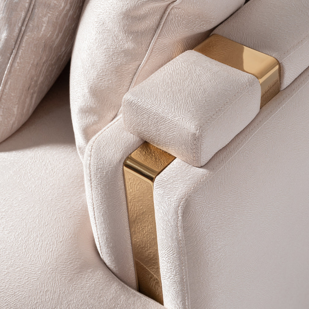 Carmela Collection - Mansion Sofa by Michael Amini