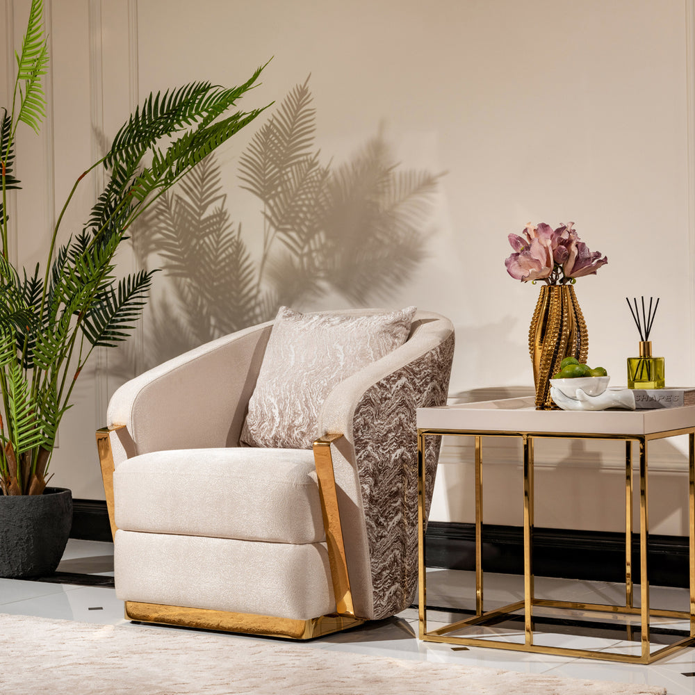 Carmela Collection - Accent Chair by Michael Amini
