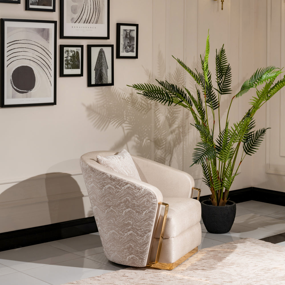 Carmela Collection - Accent Chair by Michael Amini