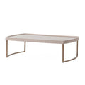 Lumière Collection Cocktail Table Ivory Gold