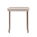 Lumière Collection Side Table Ivory Gold